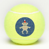 Australisch Beer met Kerstmis Koala Tennisballen (Achterkant)