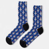 Australisch Beer van Kerstmis Koala Patterned Sokken (Links)