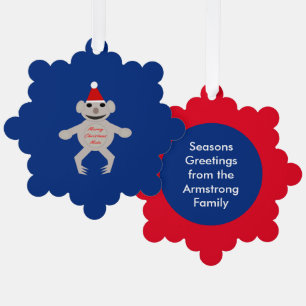 Australisch Beer voor kerstmis Koala - Aangepast Ornament Kaart