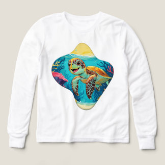 Australisch Boho Schildpad T-Shirt | Zonnige Splas