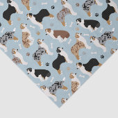 Australisch Bot van schapenhouderij en poesthemapa Tissuepapier (Detail)