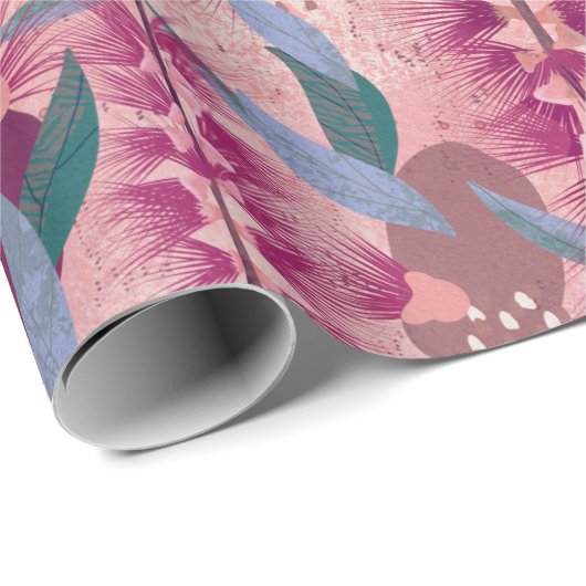 Australisch botpenseel cadeaupapier (Rol Hoek)