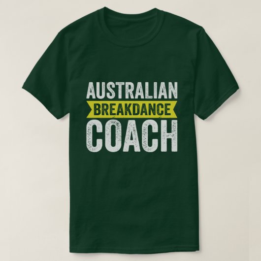 Australisch breakdancing kostuum Break Dancer Coac T-shirt (Design voorkant)