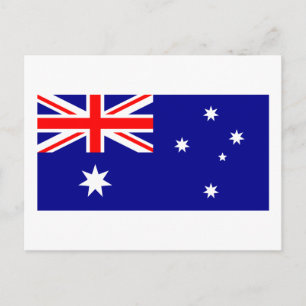 Australisch Briefkaart van de vlag