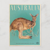 Australisch Briefkaart voor het reizen van Kangar (Voorkant)