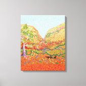 Australisch buitenlandschap canvas afdruk (Voorkant)