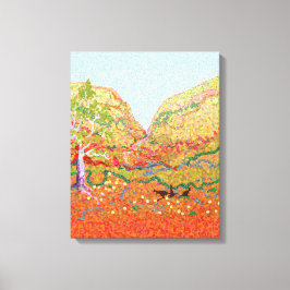 Australisch buitenlandschap canvas afdruk