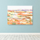Australisch buitenste impressionistisch landschap canvas afdruk (Insitu (Houten vloer))