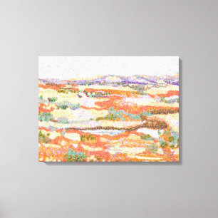 Australisch buitenste impressionistisch landschap canvas afdruk