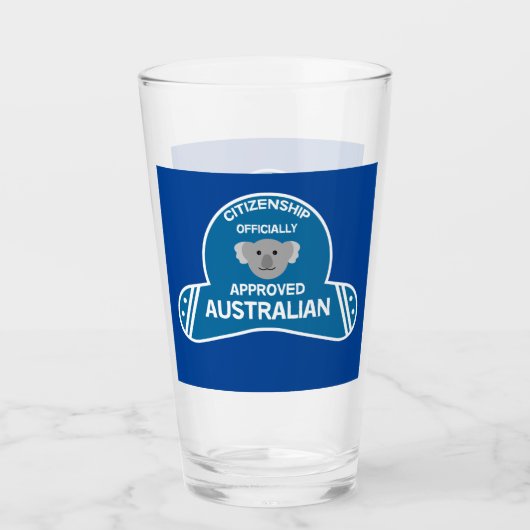 Australisch burgerschap | Aussie Citizen Two-Tone  Glas (Voorkant)