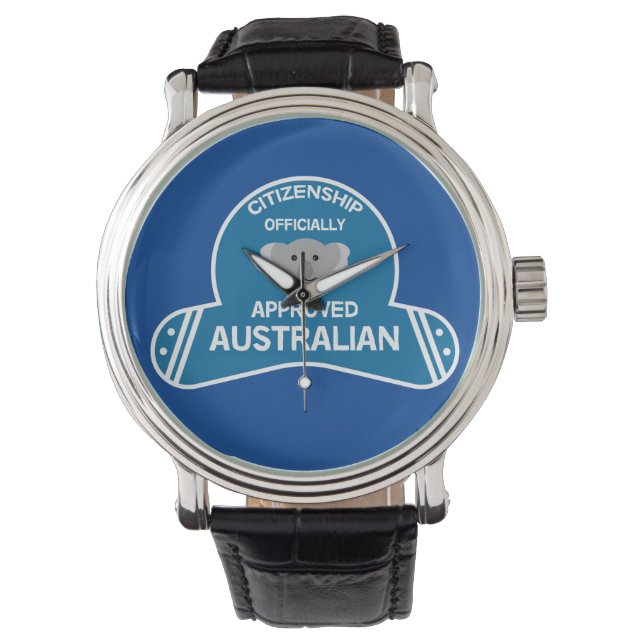 Australisch burgerschap | Aussie Citizen Two-Tone  Horloge (Voorkant)