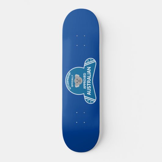 Australisch burgerschap | Aussie Citizen Two-Tone Persoonlijk Skateboard (Voorkant)