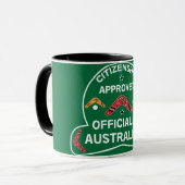Australisch burgerschap Gift | Aussie-burgerschap Mok (Voorkant links)
