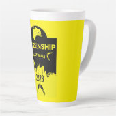 Australisch burgerschap Gift Latte Mok (Rechterhoek)