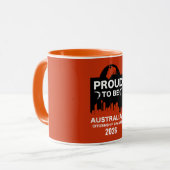 Australisch burgerschap Gift Mok (Voorkant links)
