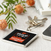 Australisch burgerschap Gift Sleutelhanger (Zijkant)