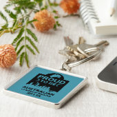 Australisch burgerschap Gift Sleutelhanger (Zijkant)