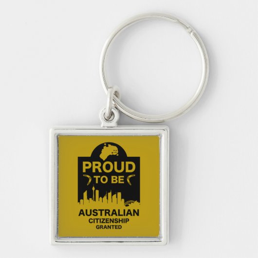 Australisch burgerschap Gift Sleutelhanger (Voorkant)