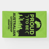 Australisch burgerschap Gift Spandoek (Horizontaal)