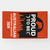 Australisch burgerschap Gift Spandoek (Horizontaal)