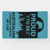 Australisch burgerschap Gift Spandoek (Horizontaal)