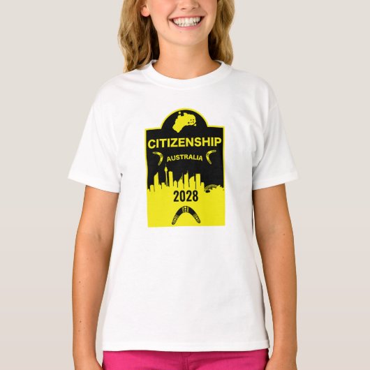 Australisch burgerschap Gift T-shirt (Voorkant)