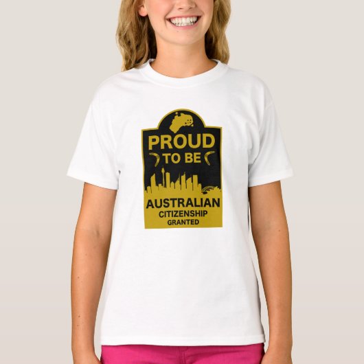 Australisch burgerschap Gift T-shirt (Voorkant)