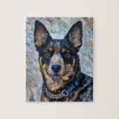 Australisch "Cattle Dog Portrait" Legpuzzel (Verticaal)