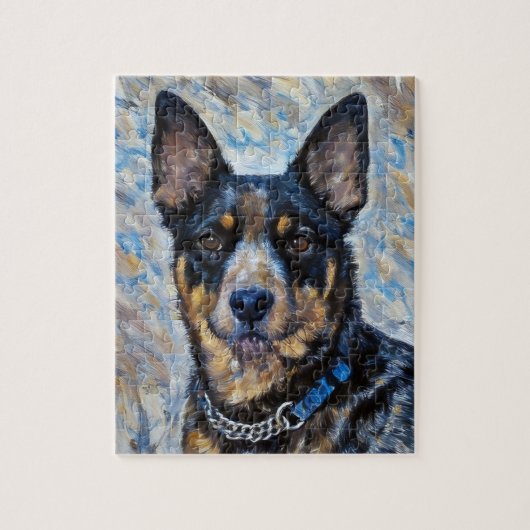 Australisch "Cattle Dog Portrait" Legpuzzel (Verticaal)