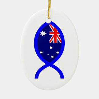 Australisch Christelijk vissymbool voor de vlag Keramisch Ornament