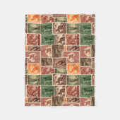  Australisch Collectie voor postzegels Fleece Deken (Voorkant)