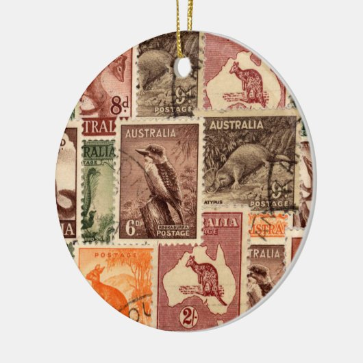  Australisch Collectie voor postzegels Keramisch Ornament (Links)