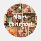  Australisch Collectie voor postzegels Keramisch Ornament (Achterkant)