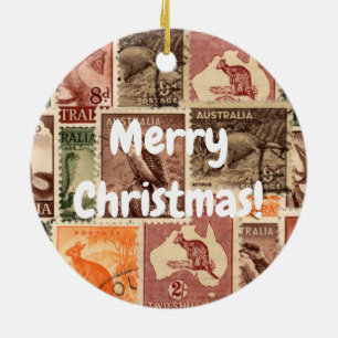 Australisch Collectie voor postzegels Keramisch Ornament