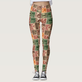  Australisch Collectie voor postzegels Leggings