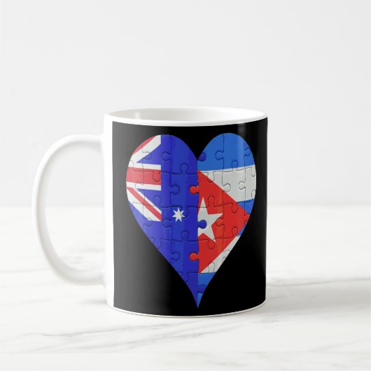 Australisch Cubaans vlaggeschut Koffiemok (Links)
