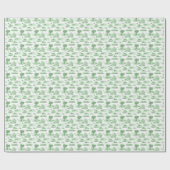 Australisch dier toile (groen) cadeaupapier (Vlak)