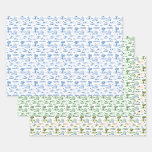Australisch dier toile inpakpapier vel (Set)