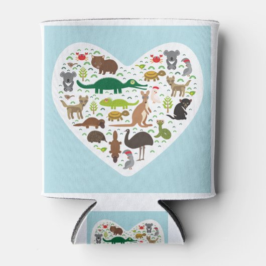 Australisch dierenhart blikjeskoeler (Voorkant)