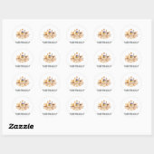 Australisch embleem ronde sticker (Vel)