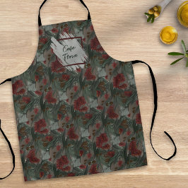 Australisch eucalyptus flesborstel bloemenborstel schort