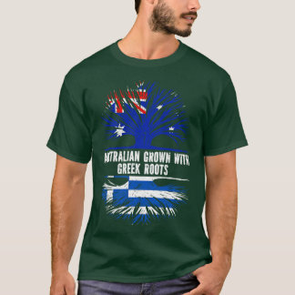 Australisch Gegroeid met Griekse Roots Australië V T-shirt
