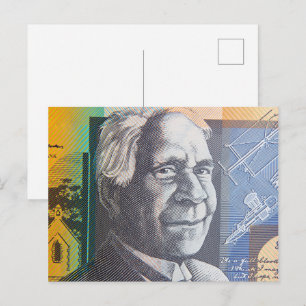 Australisch geld dollars briefkaart