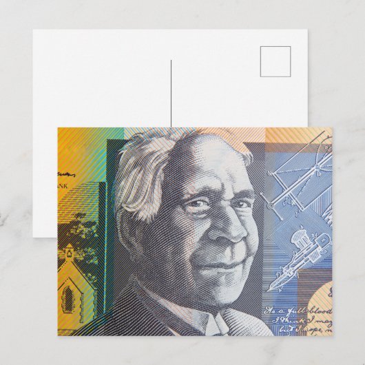 Australisch geld dollars briefkaart (Voorkant / Achterkant)