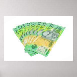 Australisch geld poster