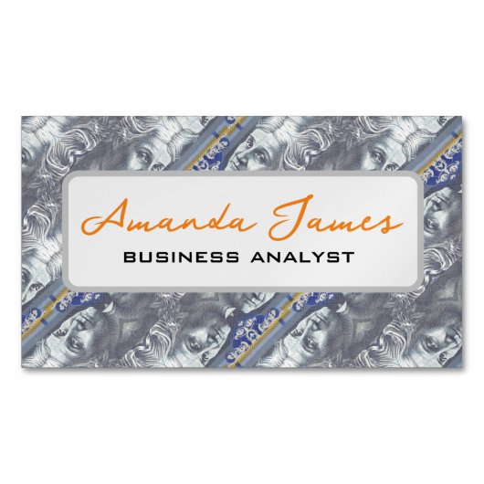 Australisch geldpatroon magnetisch visitekaartje (Voorkant)