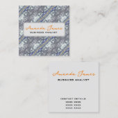 Australisch geldpatroon vierkante visitekaartje (Voorkant / Achterkant)