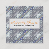 Australisch geldpatroon vierkante visitekaartje (Voorkant)