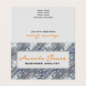 Australisch geldpatroon visitekaartje (Buitenkant ongevouwen)