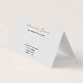 Australisch geldpatroon visitekaartje (Achterkant)